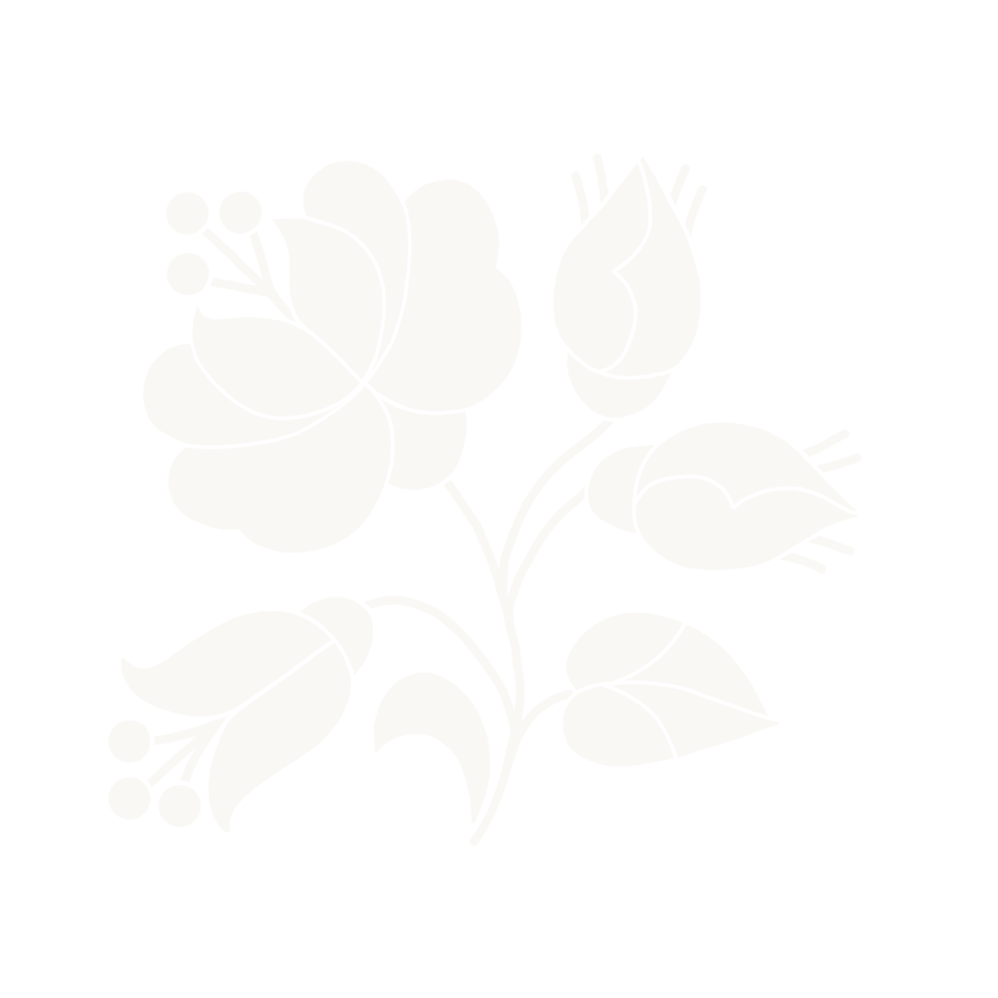 Hungarian_flower motif_cream